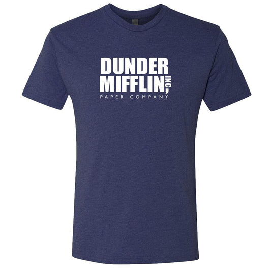 The Office Dunder MIfflin Men's Tri-Blend Short Sleeve T-Shirt