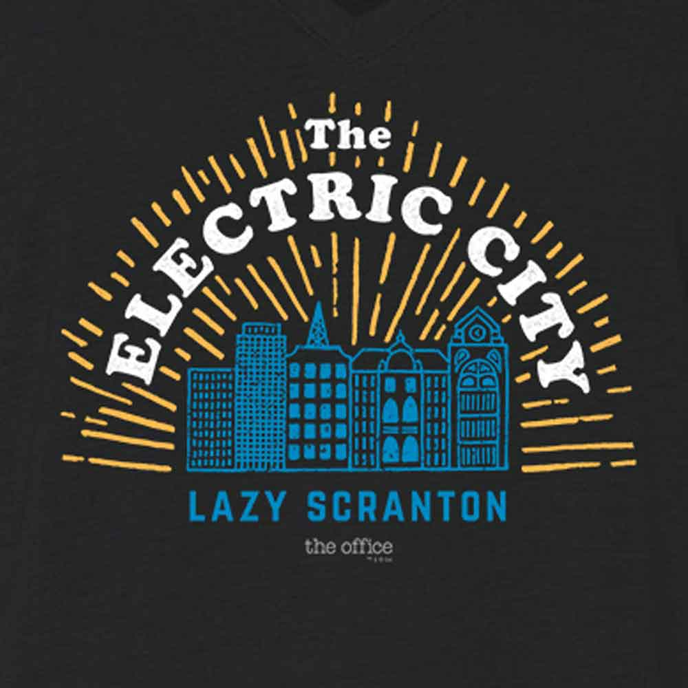 The Office The Electric City Men's Tri-Blend T-Shirt