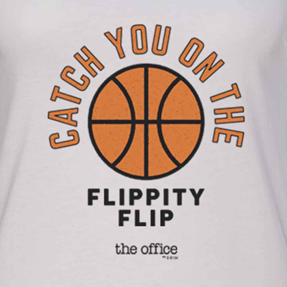 The Office Catch you on the Flippity Flip Women's Racerback Tank Top