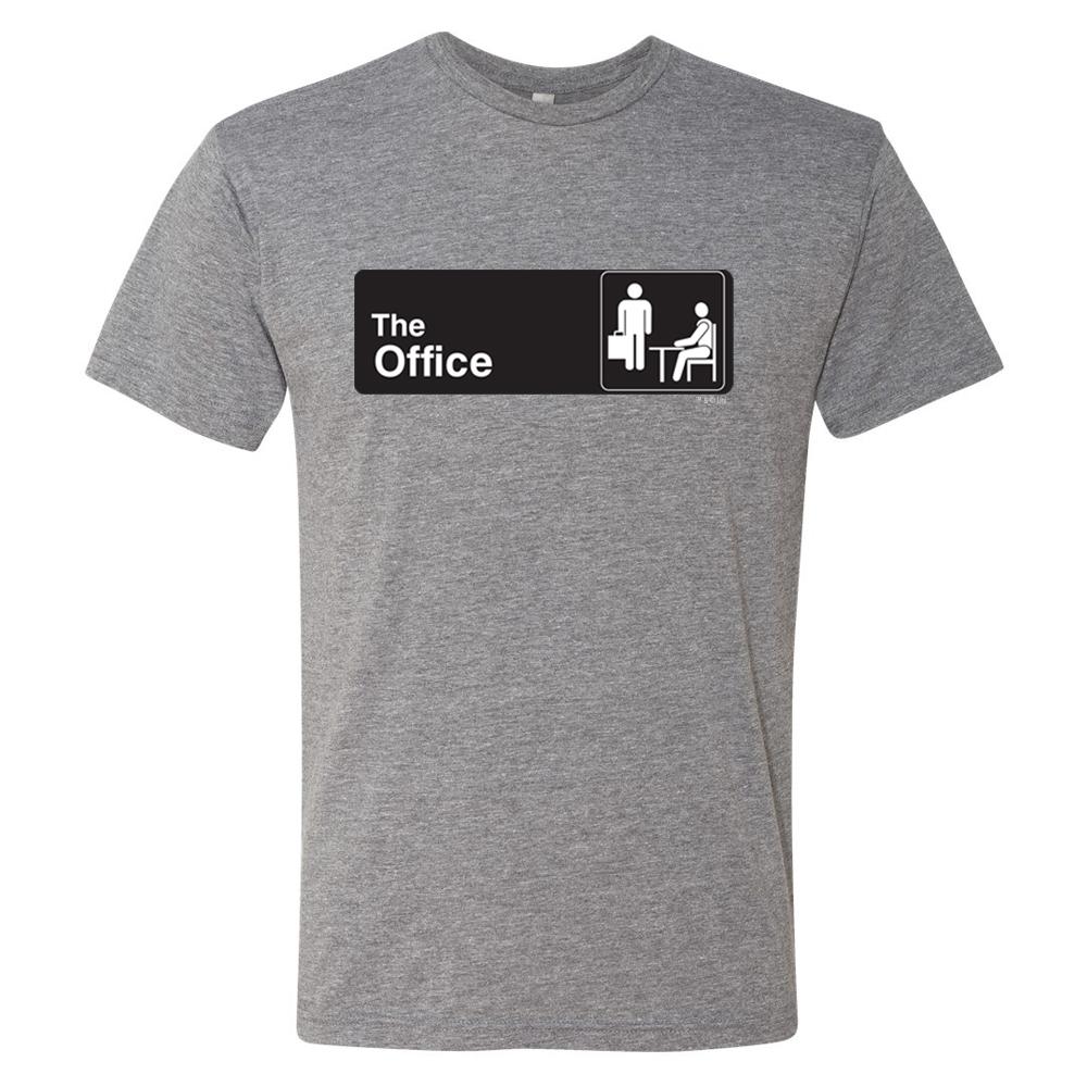 The Office Official Sign Men's Tri-Blend Short Sleeve T-Shirt