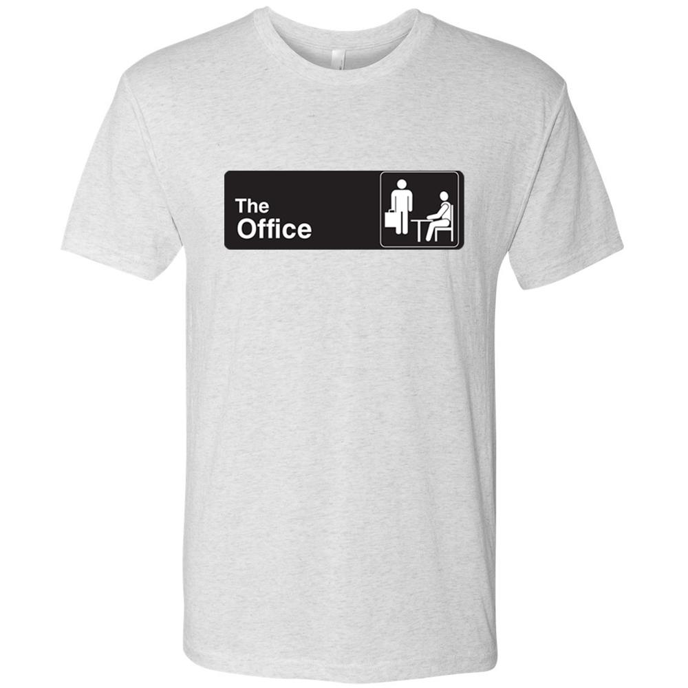 The Office Official Sign Men's Tri-Blend Short Sleeve T-Shirt