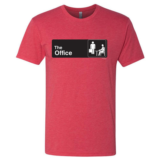 The Office Official Sign Men's Tri-Blend Short Sleeve T-Shirt