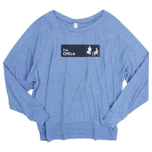 The Office Official Sign Women's Tri-blend Pullover sweatshirt