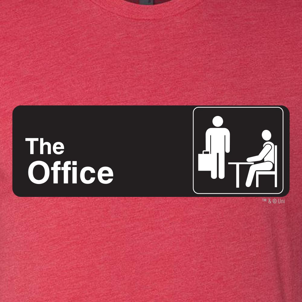 The Office Official Sign Men's Tri-Blend Short Sleeve T-Shirt