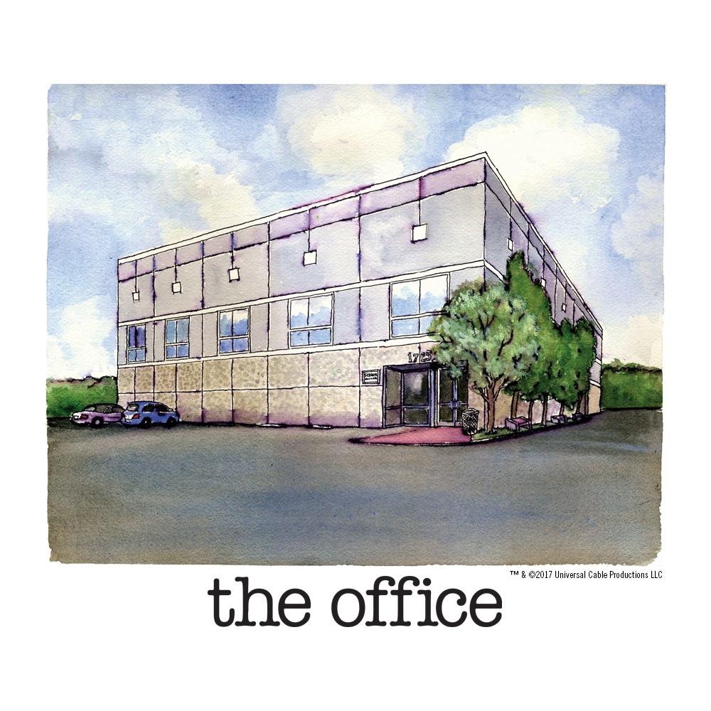The Office Pam's Watercolor Long Sleeve T-Shirt