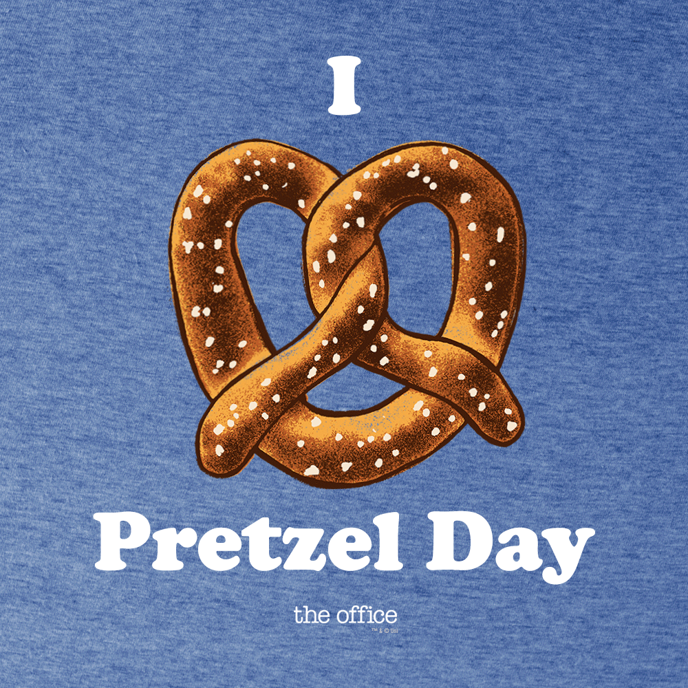 The Office I Pretzel Day Men's Tri-Blend Short Sleeve T-Shirt