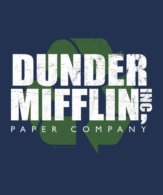 The Office Dunder Mifflin Recycle Adult Short Sleeve T-Shirt-1