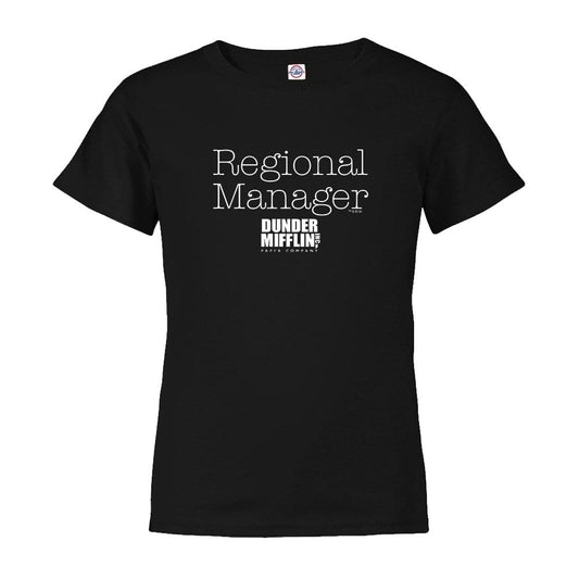 The Office Regional Mgr/Asst. Regional Mgr Kids Short Sleeve T-Shirt-2