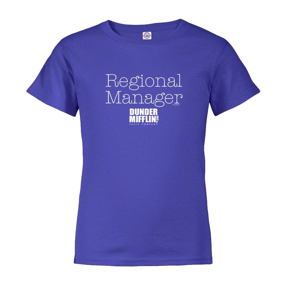 The Office Regional Mgr/Asst. Regional Mgr Kids Short Sleeve T-Shirt