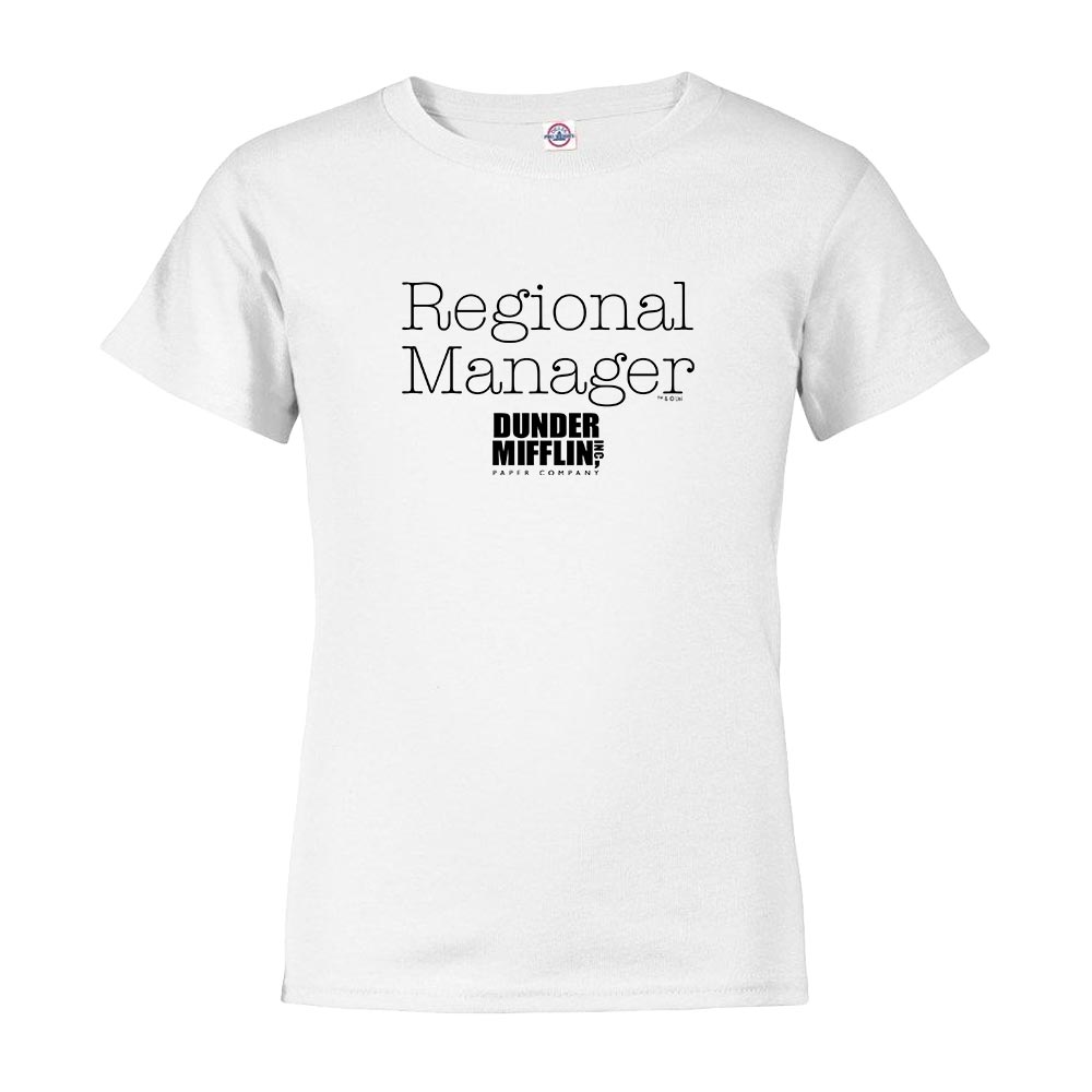 The Office Regional Mgr/Asst. Regional Mgr Kids Short Sleeve T-Shirt