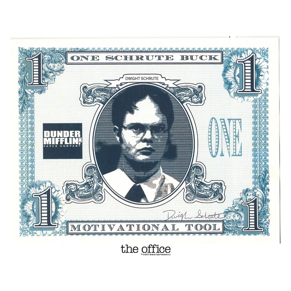 The Office Schrute Buck Motivational Tool Poster - 18x24