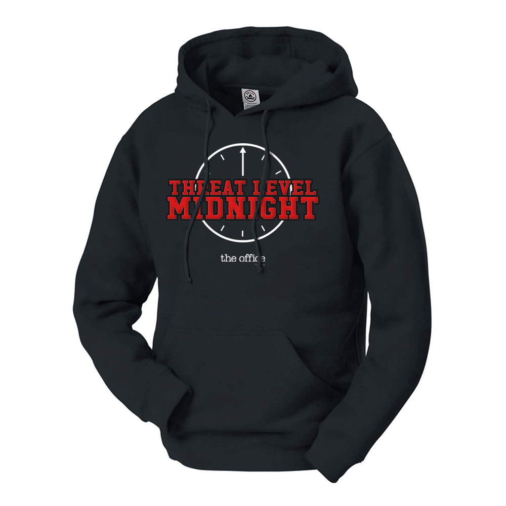 The Office Threat Level Midnight Hooded Sweatshirt