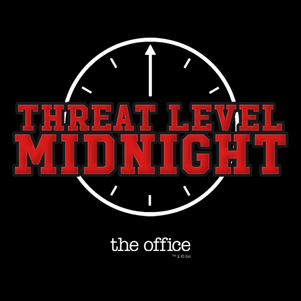 The Office Threat Level Midnight Long Sleeve T-Shirt