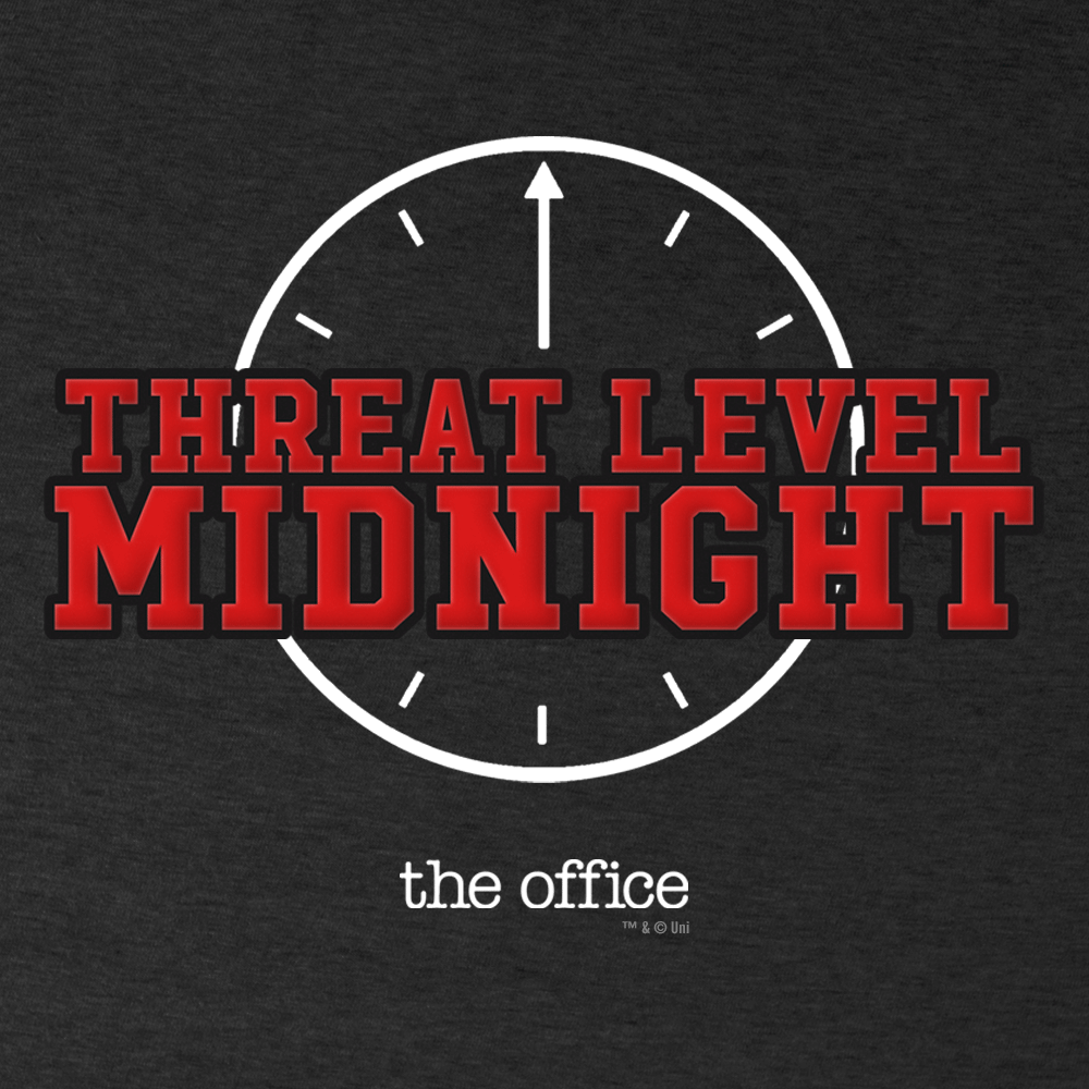 The Office Threat Level Midnight Women's Relaxed V-Neck T-Shirt