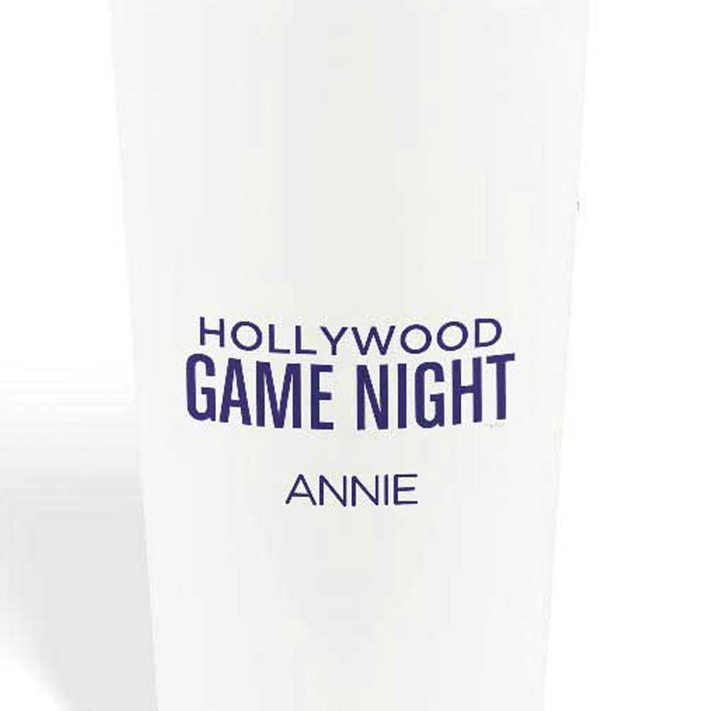 Personalized Hollywood Game Night Travel Mug