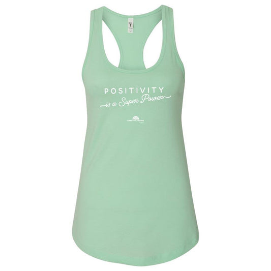 TODAY One Small Thing Positivity is a Super Power Women's Racerback Tank Top