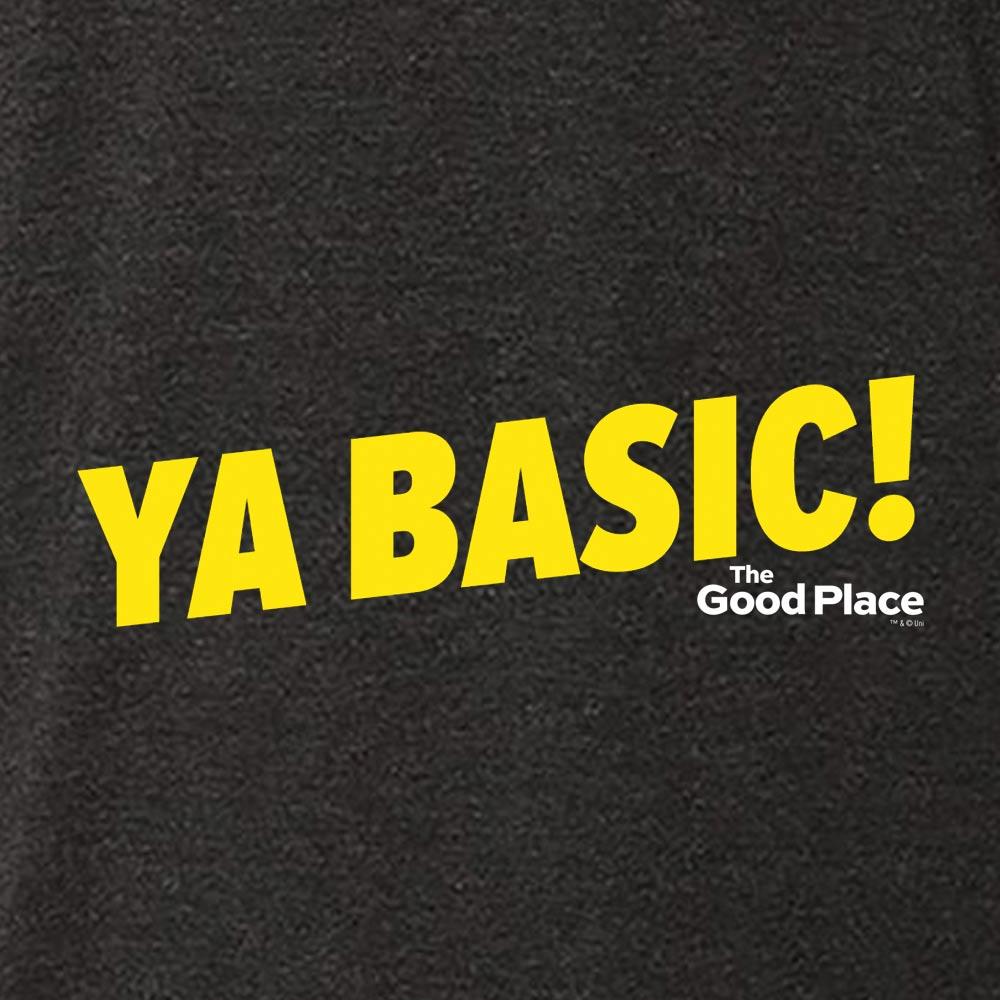 The Good Place Ya Basic Men's Tri-Blend Short Sleeve T-Shirt