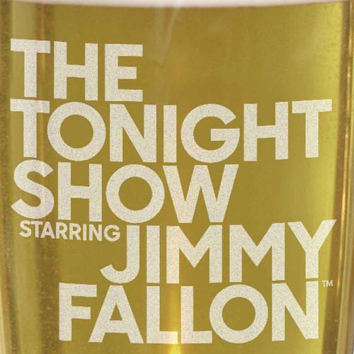 The Tonight Show Starring Jimmy Fallon Pilsner Glass-1