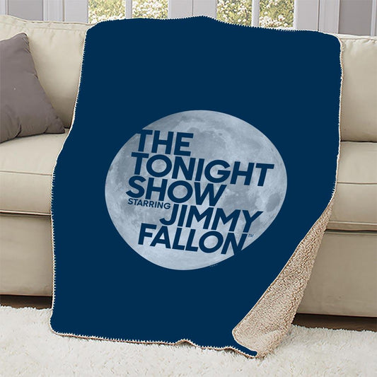 The Tonight Show Starring Jimmy Fallon Sherpa Throw Blanket-2