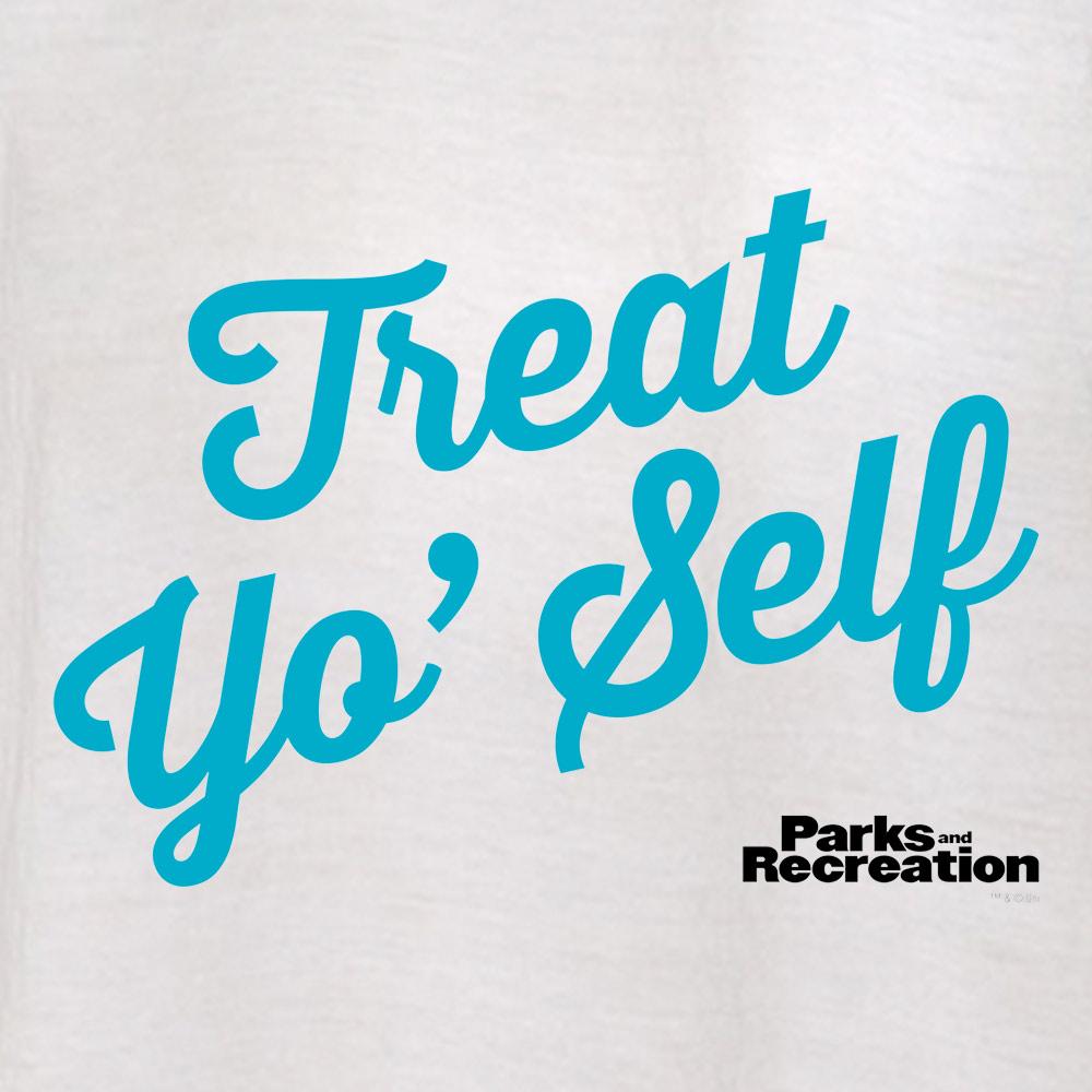 Parks and Recreation Treat Yo Self Women's Relaxed V-Neck T-Shirt