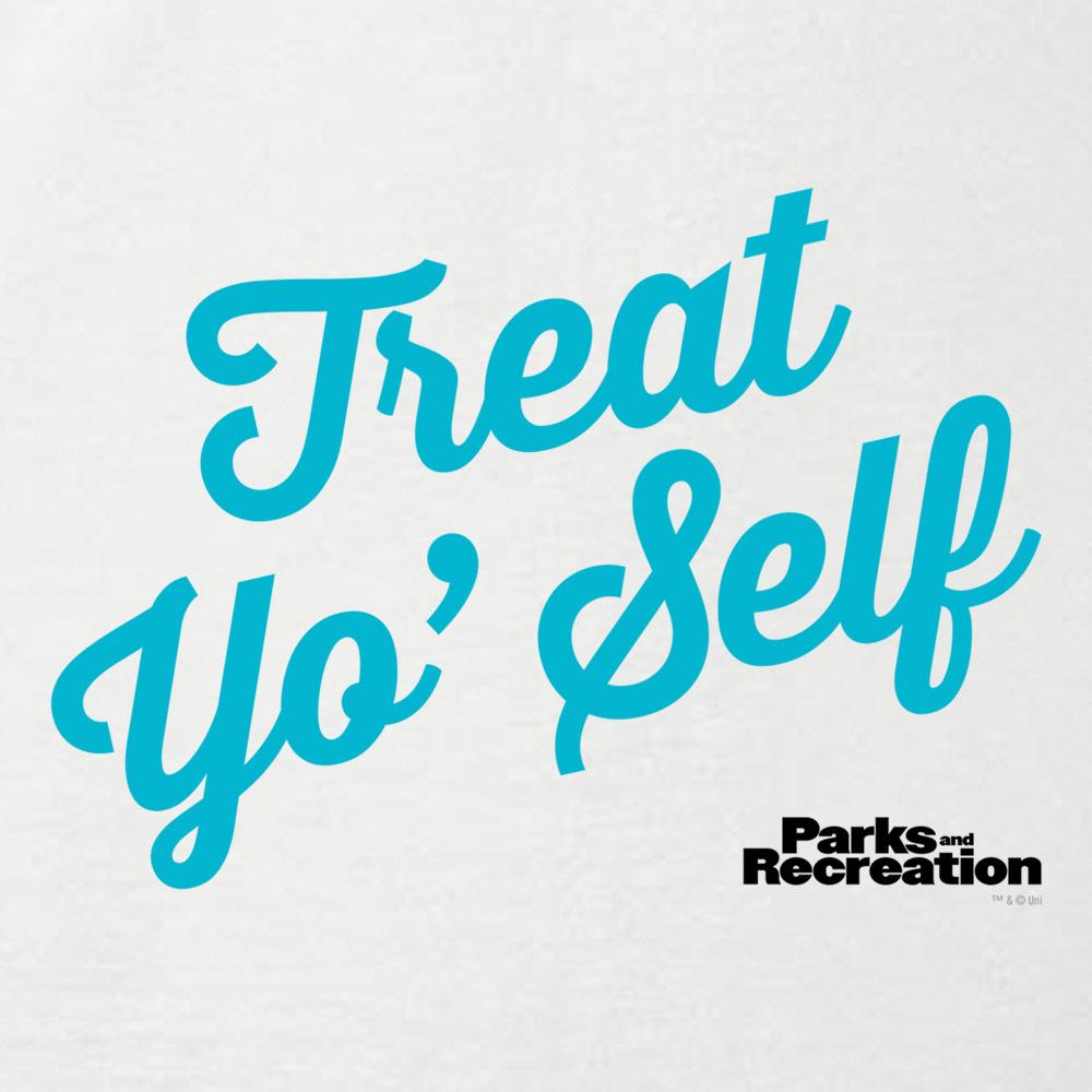 Parks and Recreation Treat Yo Self Women's Relaxed Scoop Neck T-Shirt