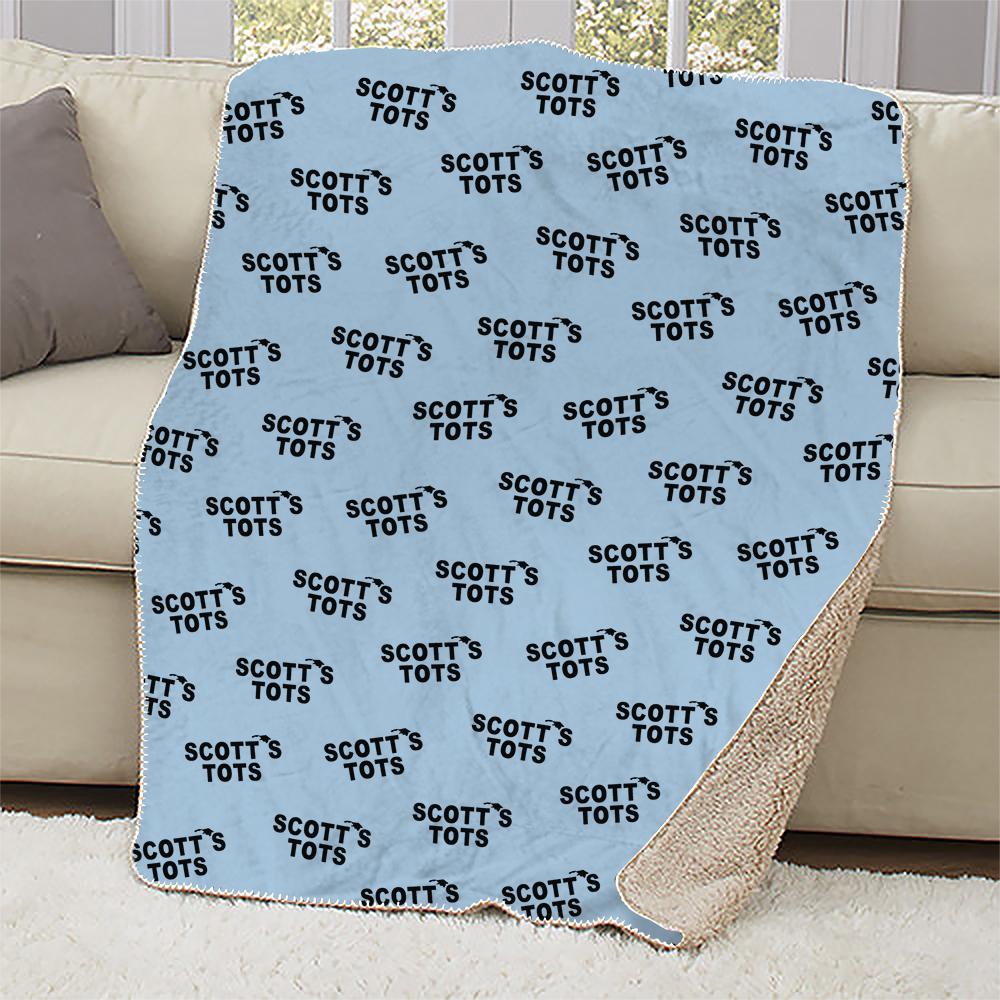 The Office Scott's Tots Sherpa Blanket