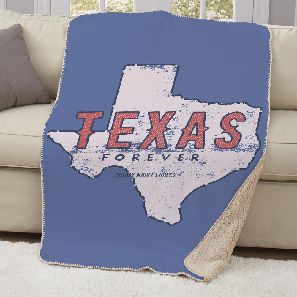 Friday Night Lights Texas Forever Sub Sherpa Blanket