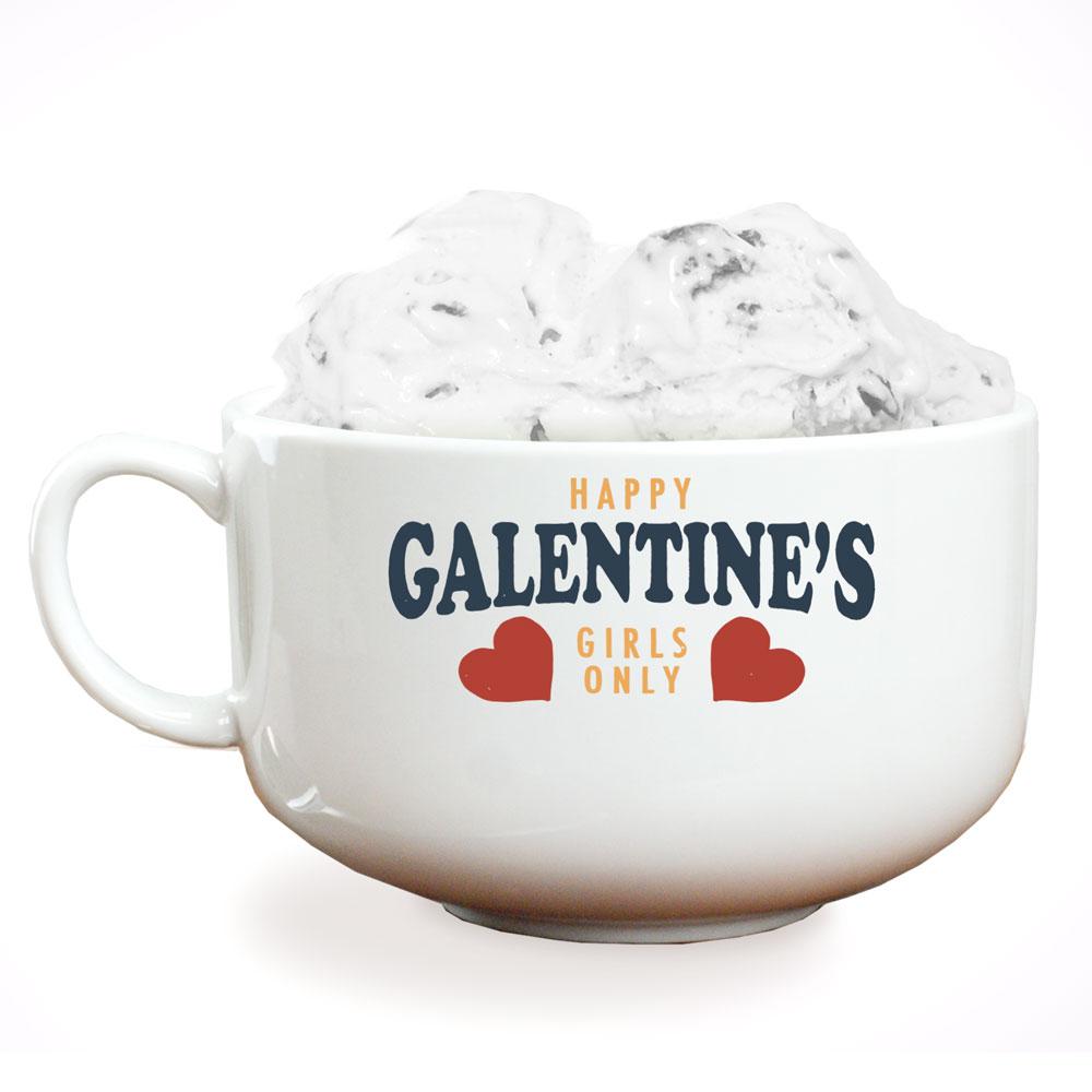 Parks and Recreation Happy Galentine's Girls Only Ice Cream Bowl