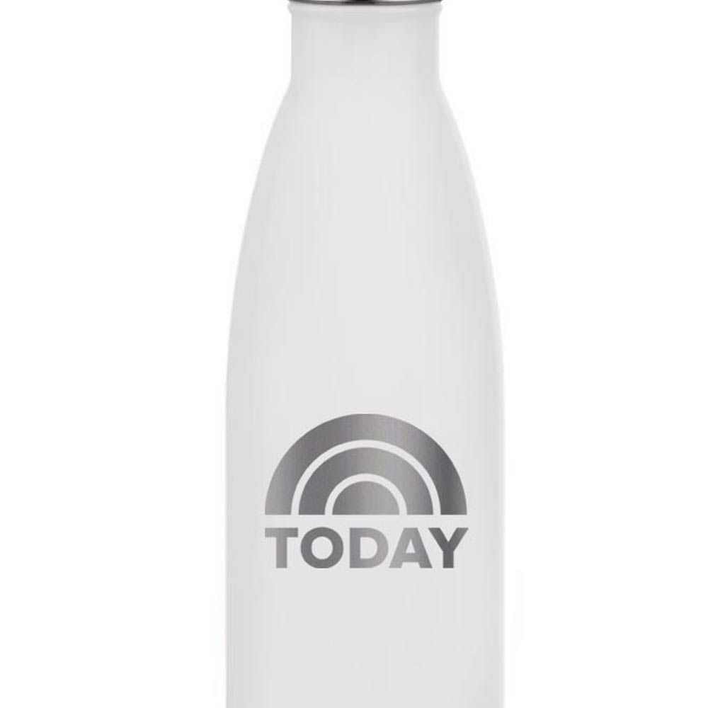 Today Logo 17 Oz Stainless Steel Slim Water Bottle