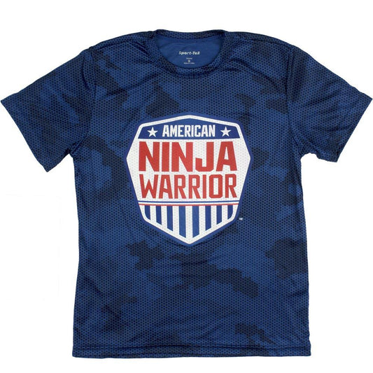 American Ninja Warrior Kids Camo Performance T-Shirt-0