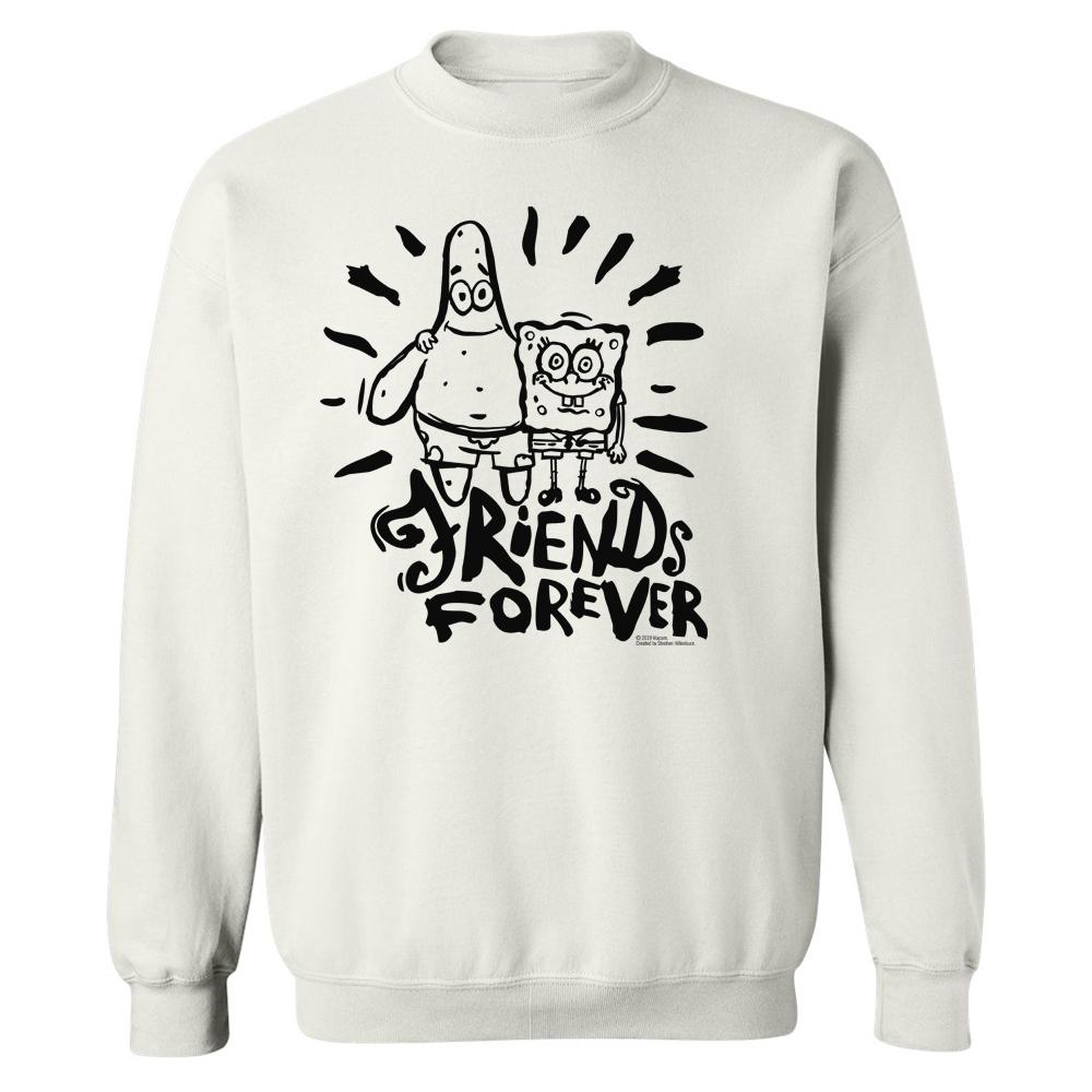 SpongeBob SquarePants Friends Forever Crew Neck Sweatshirt