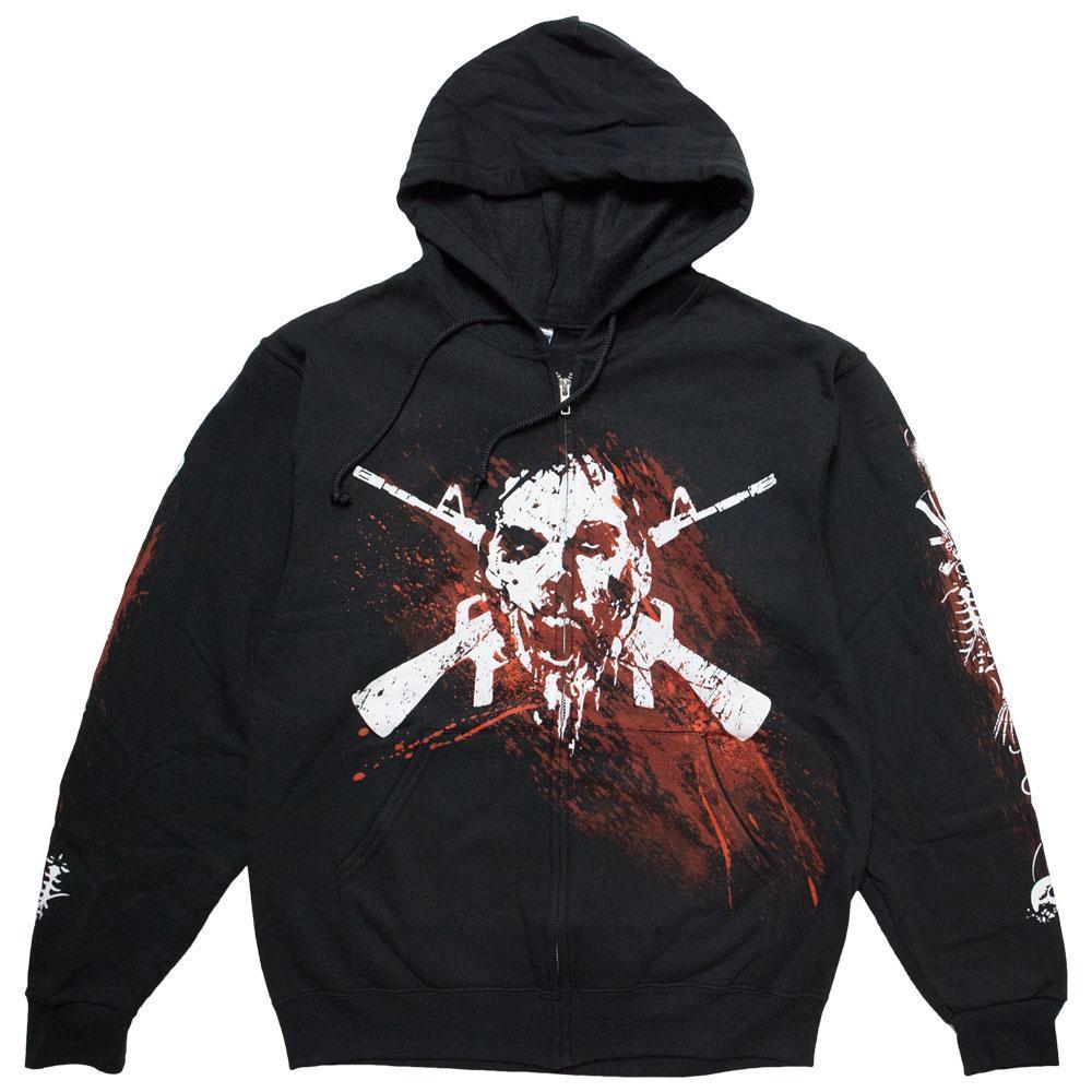 The Walking Dead Border Bones Adult Hoodie