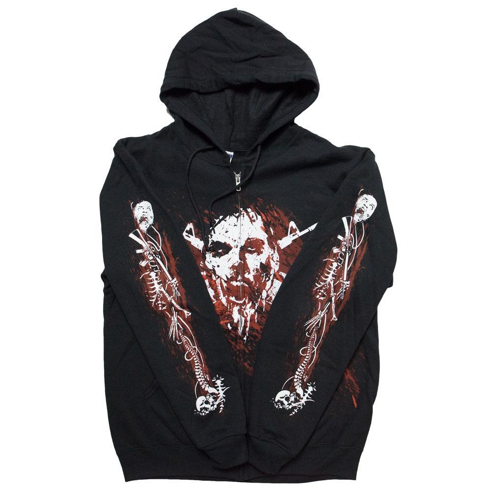 The Walking Dead Border Bones Adult Hoodie