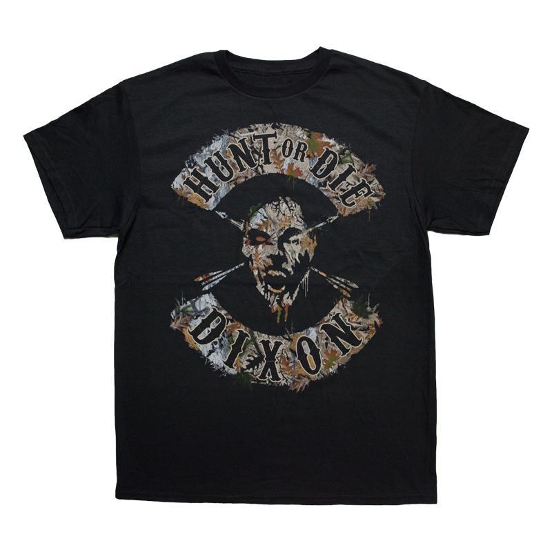 The Walking Dead Hunt or Die Camo Adult T-Shirt