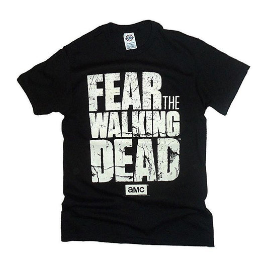 Fear the Walking Dead Single Color Logo Adult T-Shirt-0