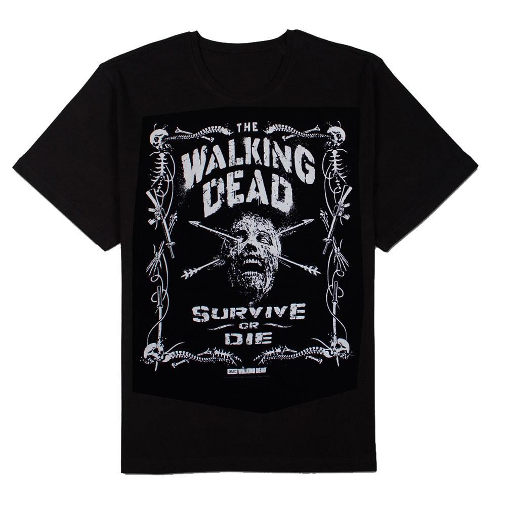 The Walking Dead Border of Bones Adult T-Shirt