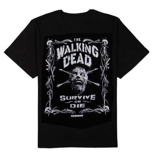 The Walking Dead Border of Bones Adult T-Shirt-0