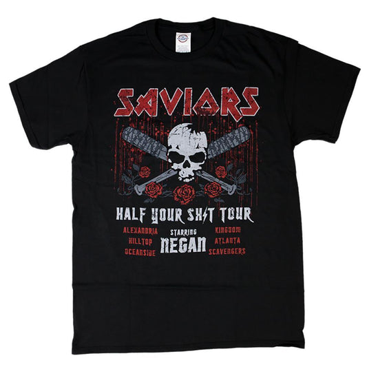 The Walking Dead Saviors Tour Adult Tee-0