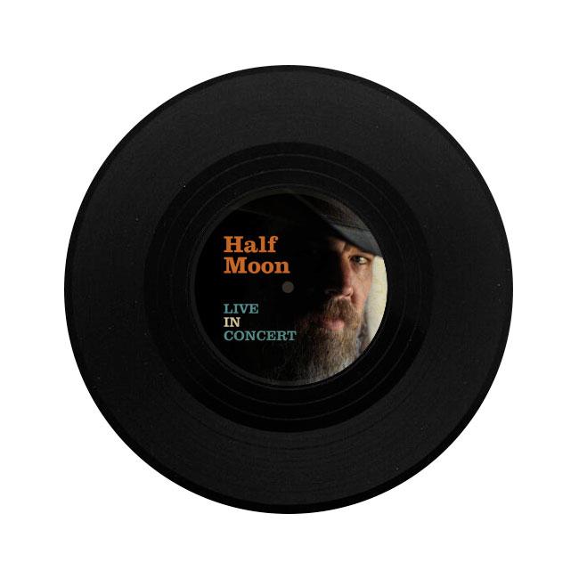 Half Moon Live in Concert Vinyl Coasters, Set of Two from The Walking Dead