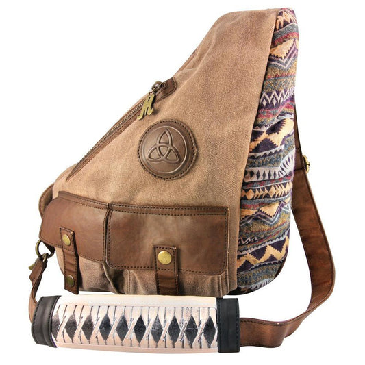 The Walking Dead Michonne Katana Canvas Sling Bag-0