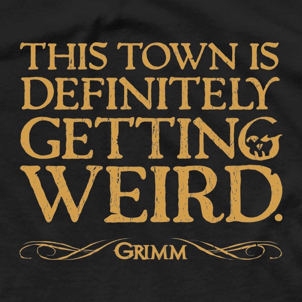 Grimm This Town is Definitely Getting Weird Men's Short Sleeve T-Shirt