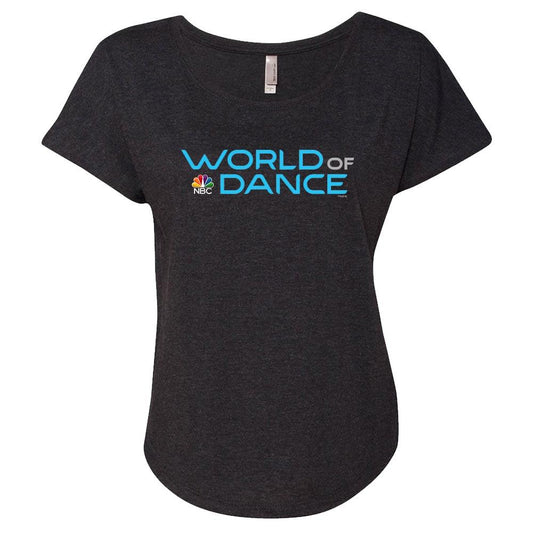 World of Dance Logo Women's Tri-Blend Dolman T-Shirt