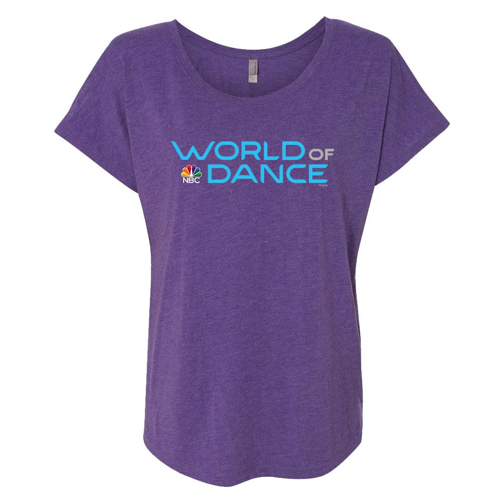 World of Dance Logo Women's Tri-Blend Dolman T-Shirt