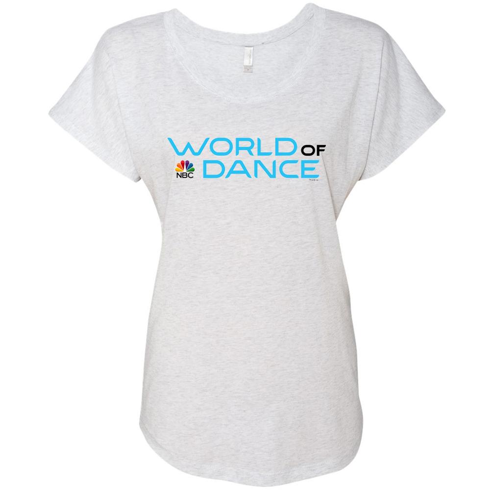 World of Dance Logo Women's Tri-Blend Dolman T-Shirt