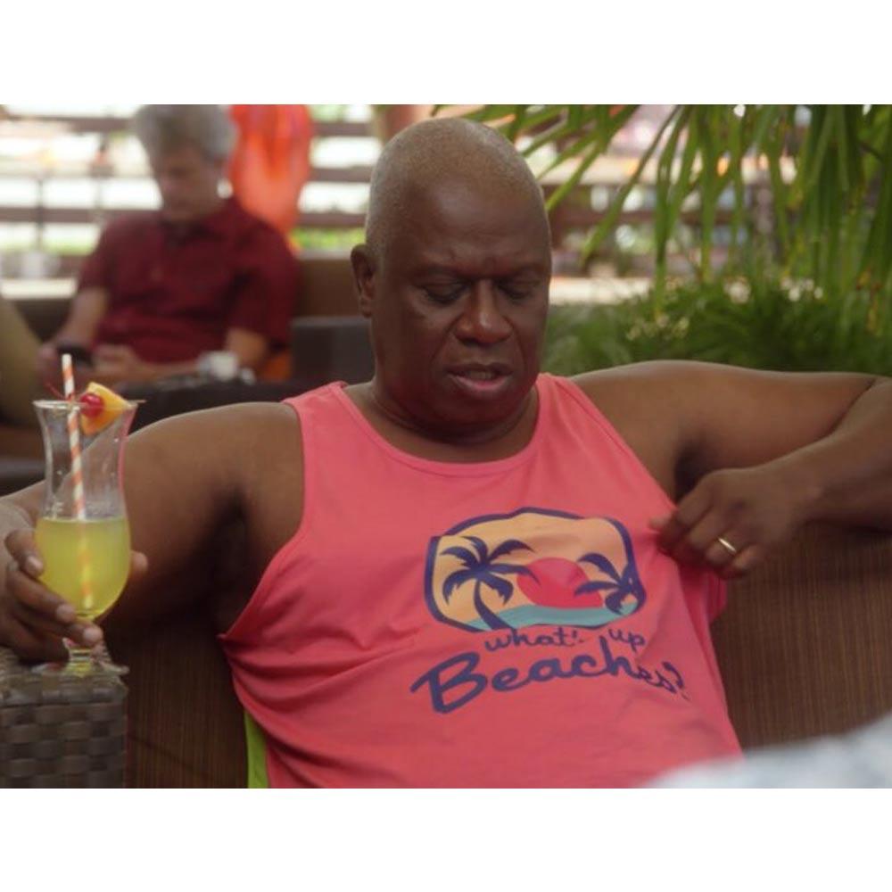 Brooklyn Nine-Nine Captain Holt's What's Up Beaches All-Over Print Tank Top