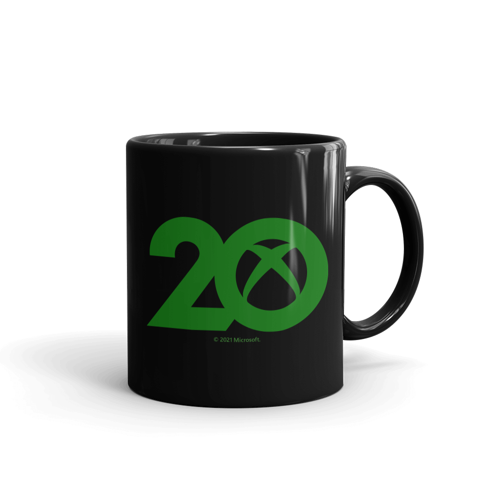 Xbox 20th Anniversary Personalized Black Mug