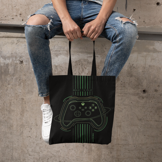 XBOX Linear Controller Premium Tote Bag-1