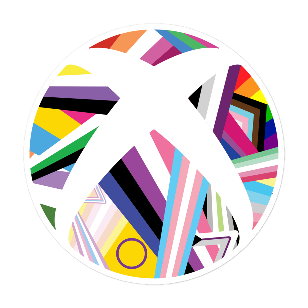 Xbox Pride Sphere Die Cut Sticker