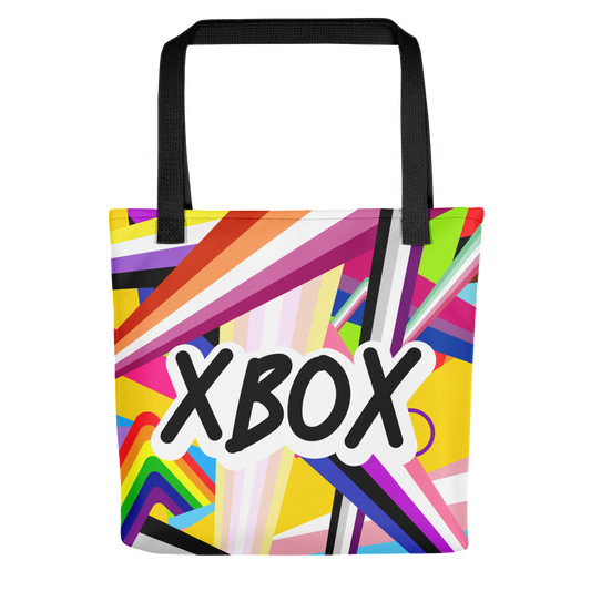 Xbox Pride Wordmark Premium Tote Bag-2