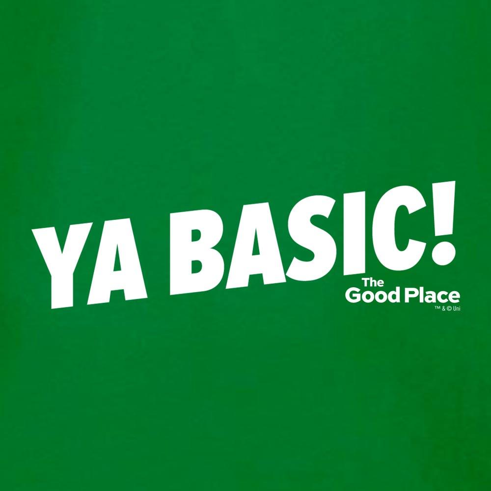 The Good Place Ya Basic! St. Patrick's Day Men's Short Sleeve T-Shirt